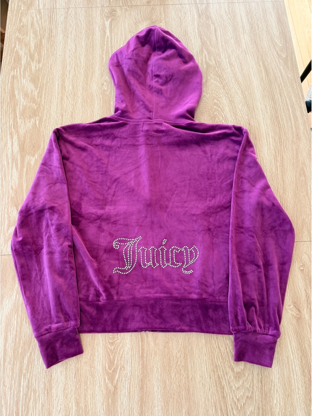 Juicy Couture Purple Velour Zip Hoodie